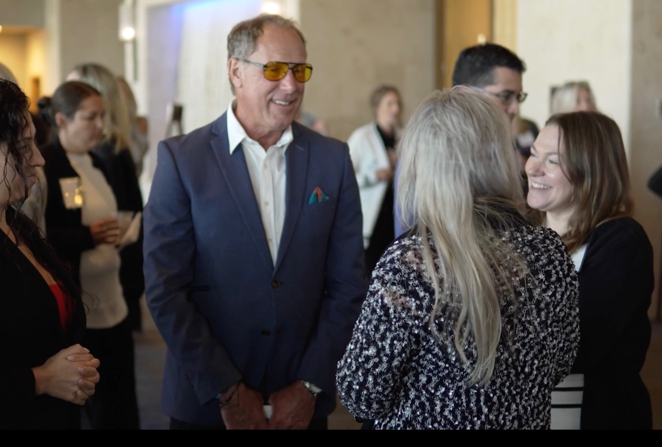Bob Hoffman engaging with medical providers at an EvexiPEL event